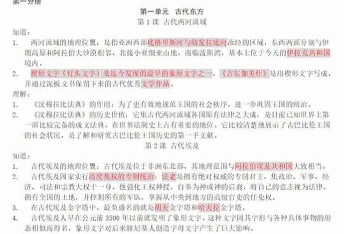 高一历史知识点书籍，高一历史知识点书籍电子版