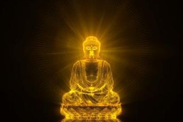金色佛堂、金色佛光图视频