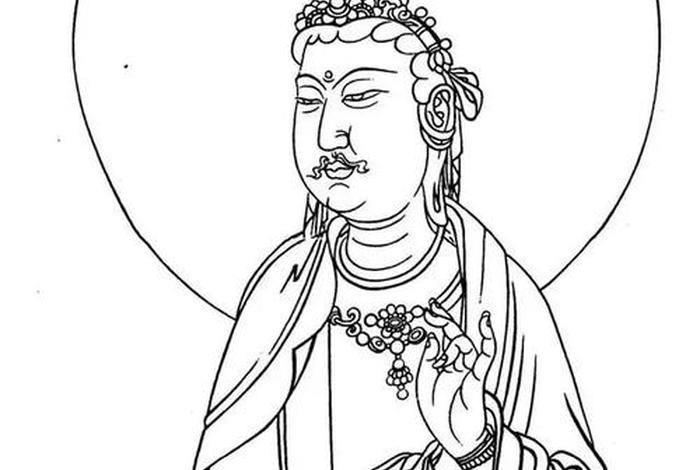 佛教绘画速写入门基础知识图片，佛教绘画作品