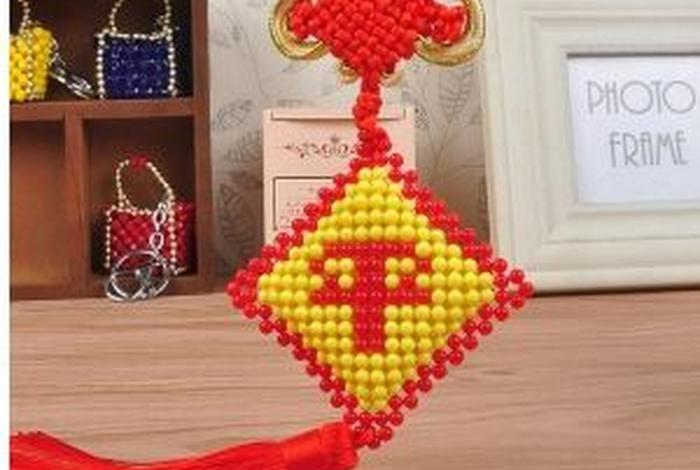 珠挂件饰品，珠子挂饰手工制作