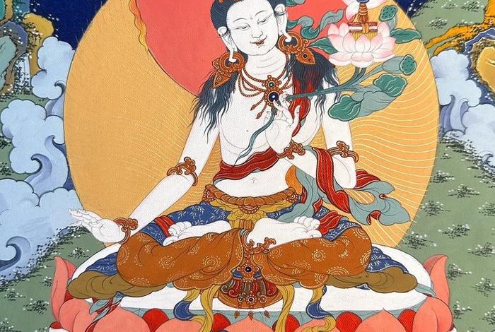 文殊菩萨图片高清；文殊菩萨图片高清晰