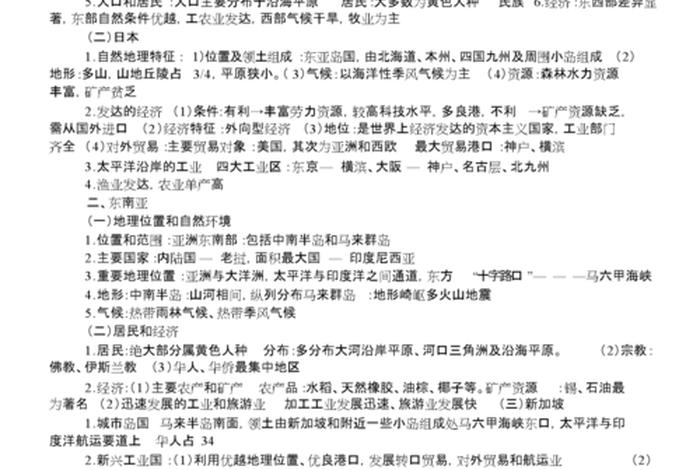 地理佛教知识点总结归纳 佛教地理分布图