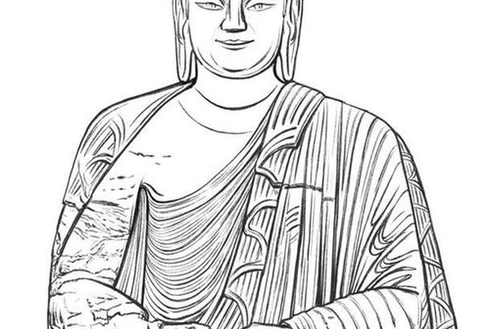 佛教雕塑知识讲解视频 佛教雕塑简笔画