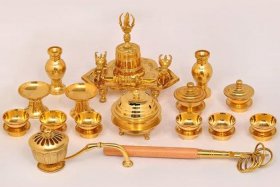 佛教基础用具 - 佛教用的全套用具