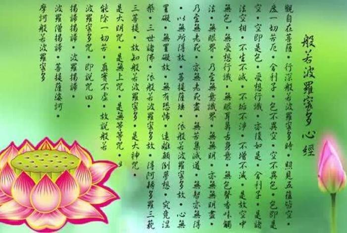 夜听佛经的公众号 - 佛经大全夜听佛经心经