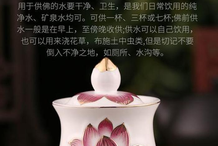 佛前一碗水 - 佛前供一杯清水