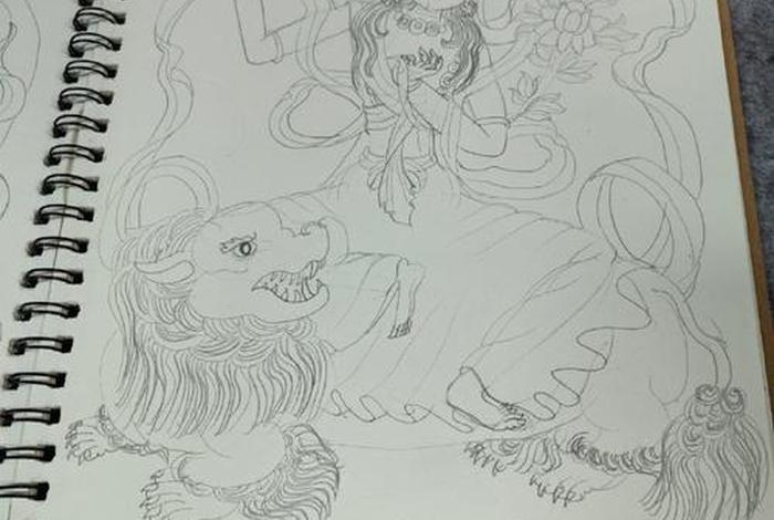 佛教知识绘画素材大全高清图片、佛教绘画都有哪些图案