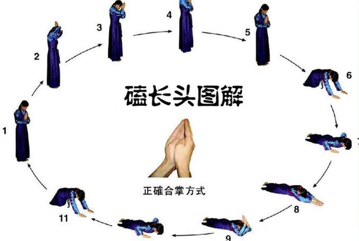 佛门大拜；佛教大拜的标准动作讲解