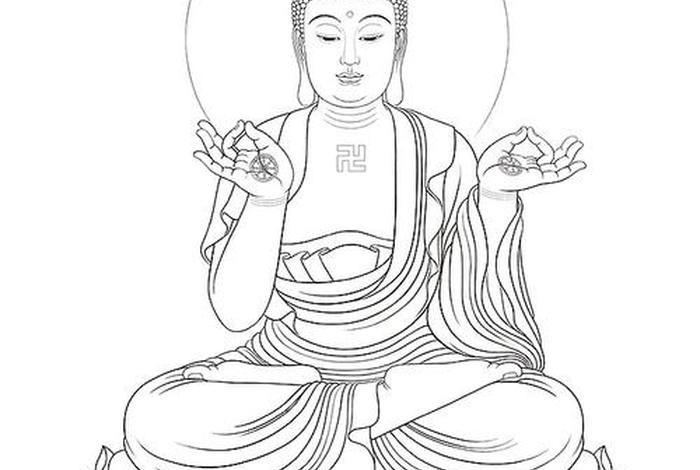 佛教简易图片，佛教简笔图片大全