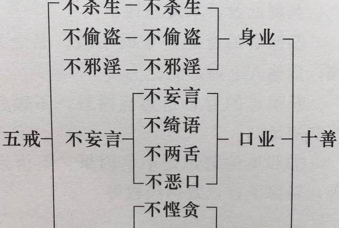 佛教五戒原文（佛教讲的五戒是哪五戒）
