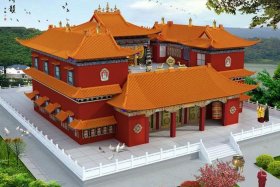 佛教寺院全部图片，佛教寺庙设计图效果图