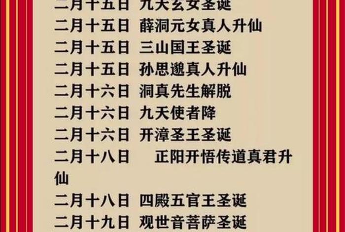 2021佛菩萨生日一览表（佛祖菩萨生日表）