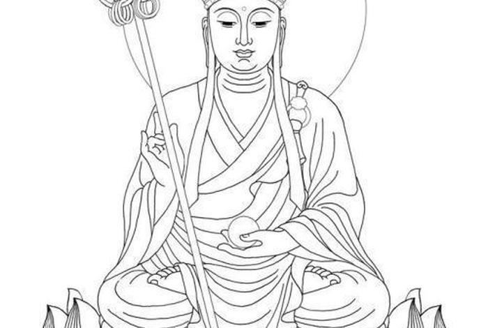 佛教知识绘画入门图片高清大图、佛教相关简笔画