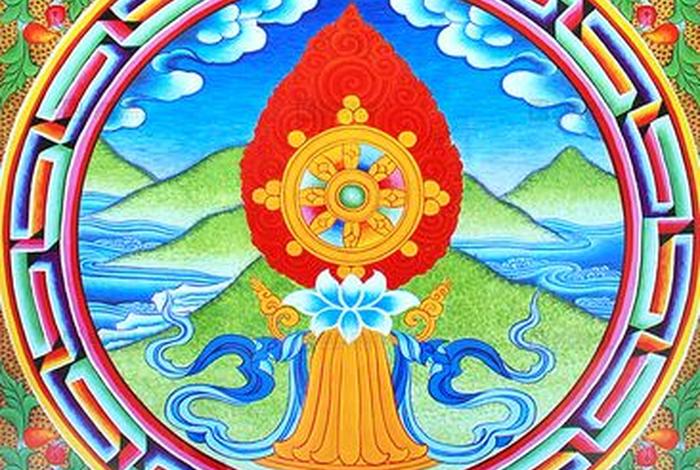 佛教八吉祥妙莲图片（佛教八吉祥妙莲图片高清）