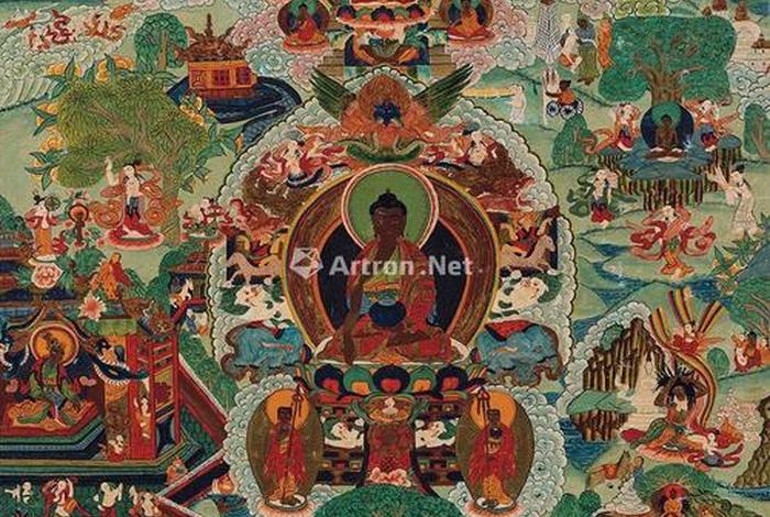 佛教故事的画卷是哪幅图（佛教故事的画卷有）
