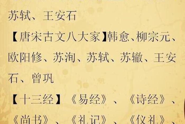 基本国学知识；基本国学知识有哪些