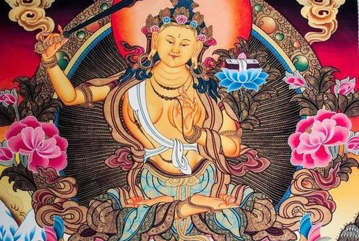 文殊菩萨图片唯美（文殊菩萨图片唯美高清）