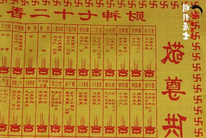 佛教香形示意图（佛教香火图片）