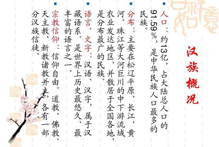 中国汉文化介绍（汉文化资料）