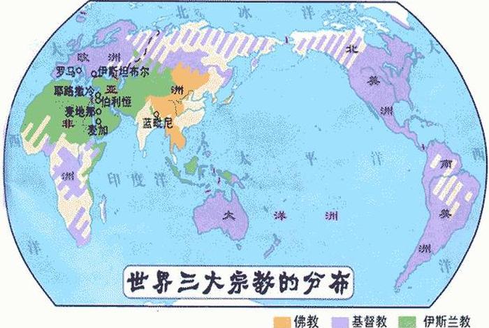 全球佛教的分布图高清图（全球佛教国家有哪些）