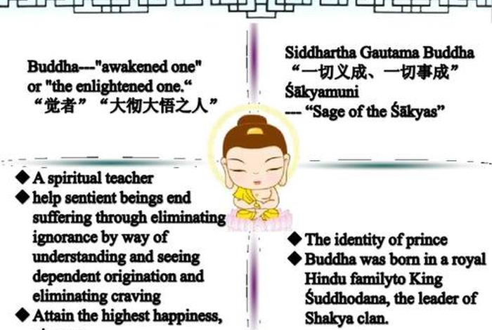 佛教知识英语讲解，佛教知识英语讲解大全