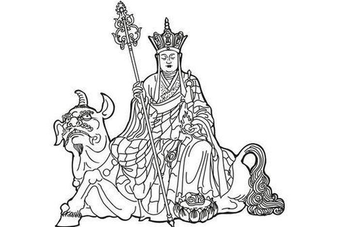 佛教知识绘画素材图片简单版、佛教相关简笔画