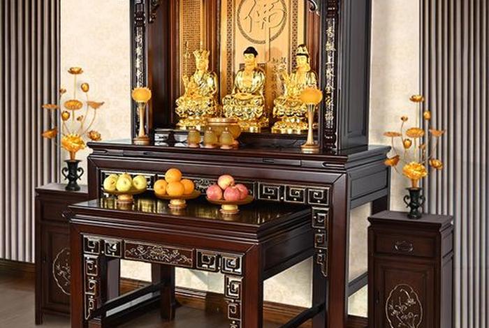 供佛供桌怎么摆供品 - 供佛桌摆放布置图