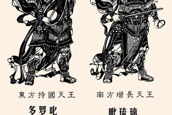 佛教四大金刚是哪四个，佛教4大金刚
