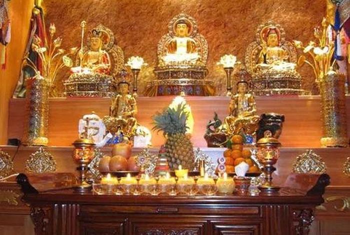 佛教寺庙供奉图片大全 - 佛教寺庙的布局以及各殿供奉的主要对象