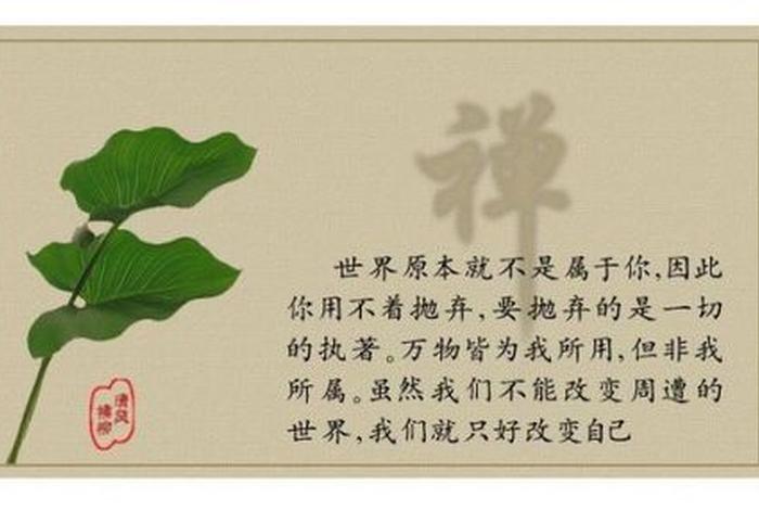 佛教知识论坛妙语禅心视频 - 佛学禅语语音
