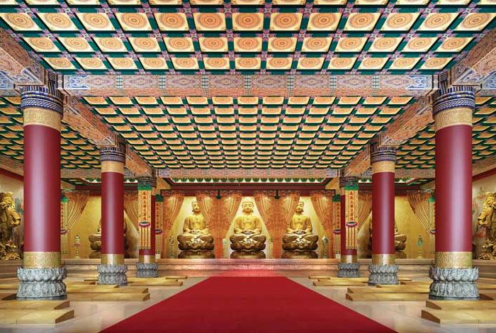 佛教寺院的布局图片欣赏 - 佛教寺院的布局体现了佛教中国化的哪些方面