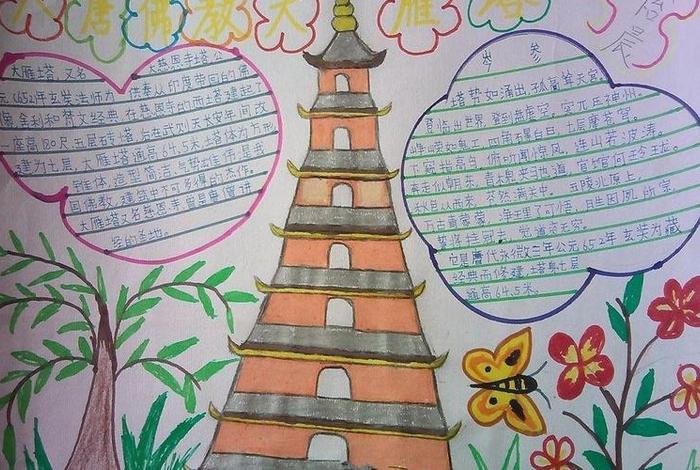 佛教知识图文并茂手抄报 - 佛教知识图文并茂手抄报图片