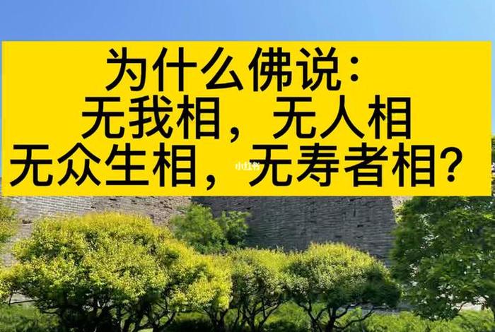 佛学中的无我（佛家说的无我）