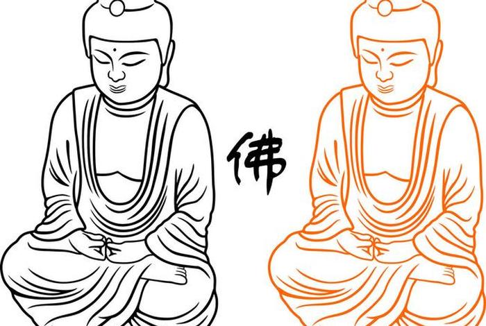 佛教雕塑入门知识大全图解视频，佛教雕塑简笔画