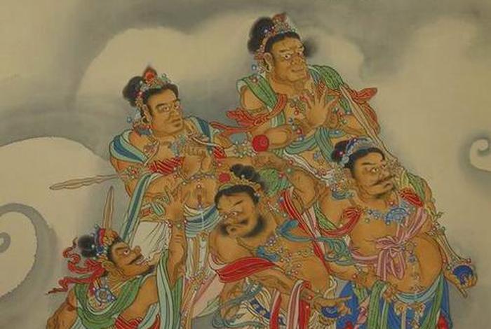 佛教八大金刚画像、佛八大金刚的化身