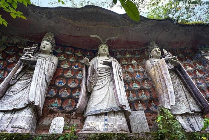 大足石刻所展示的佛教文化、大足石刻有哪些佛像名称