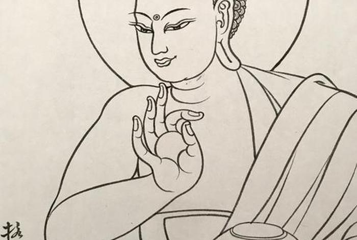 藏传佛教简笔画（藏传佛教手绘）