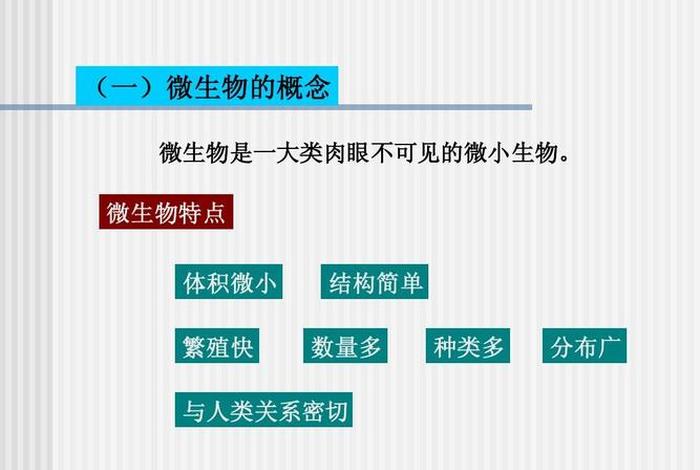 微生物的理解、微生物的概述