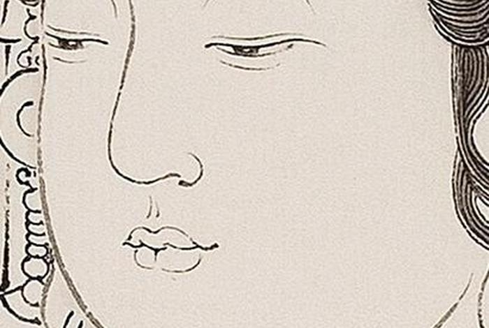 工笔画佛像入门零基础自学 工笔佛像图片大全 白描画