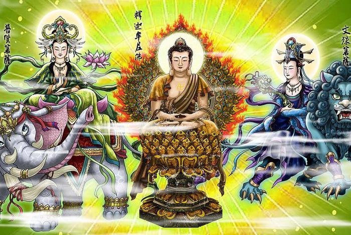 华严三圣大日如来，华严三圣是什么