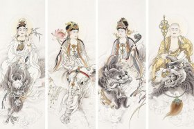 四大菩萨都代表了什么寓意；四大菩萨的佛像