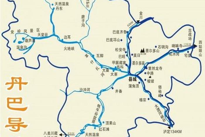 色达佛学院游玩攻略；色达佛学院游玩攻略地图