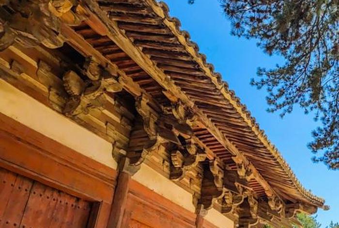 长治佛光寺 山西佛光寺大殿立面