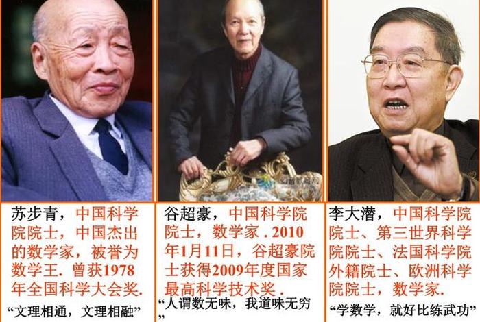 中国最厉害的数学家；中国最厉害的数学家排名