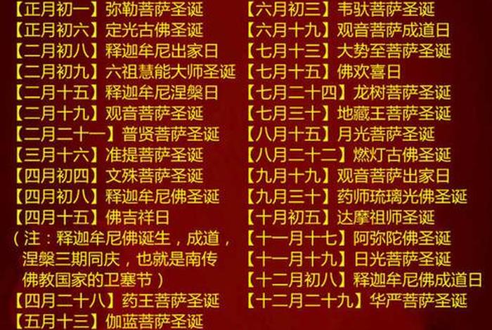 佛事日期 佛期日是什么意思