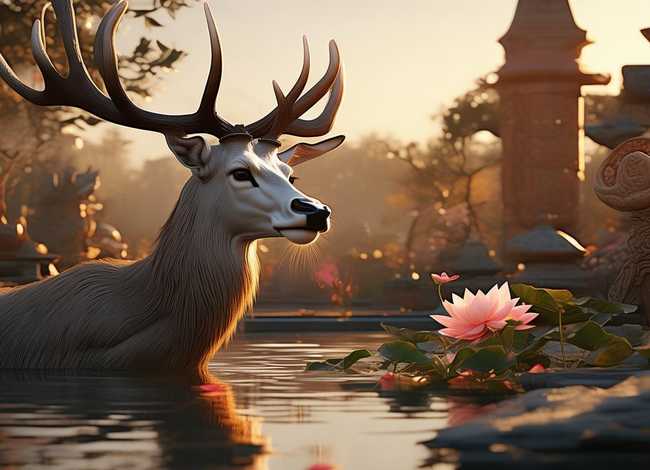鹿与佛教渊源有自来；鹿在佛教里面有什么特殊意义