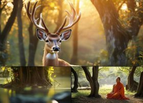 鹿和佛教故事简介 - 鹿和佛教故事简介50字