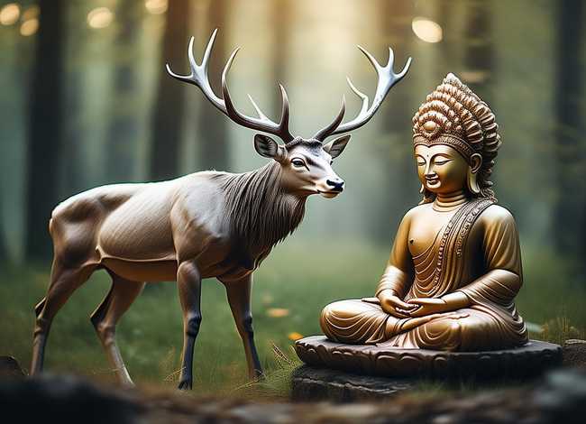 鹿和佛的关系 鹿和佛能放在一起吗