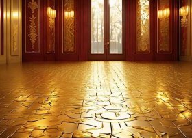 黄金铺地玄关图片 - 黄金铺地玄关图片高清
