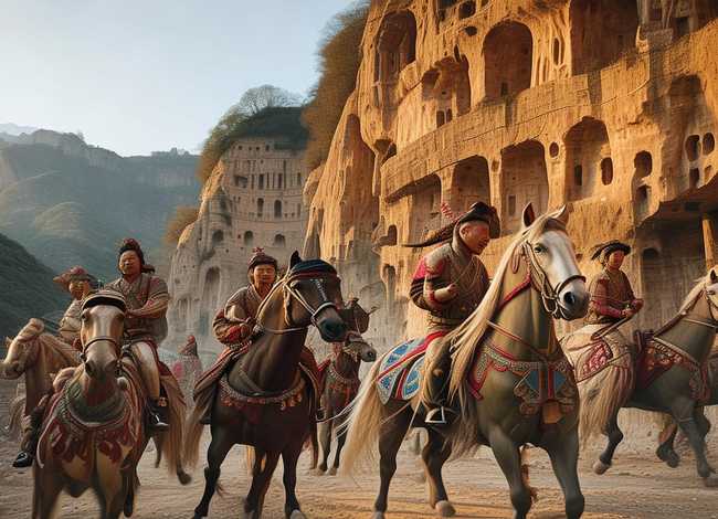 麦积山石窟骑马壁画故事 麦积山石窟的历史故事 麦积山石窟骑马壁画故事 麦积山石窟的历史故事